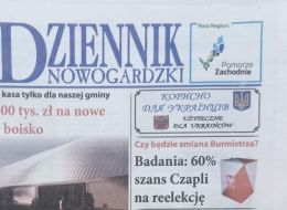 Dziennik Nowogardzki - strona tytułowa